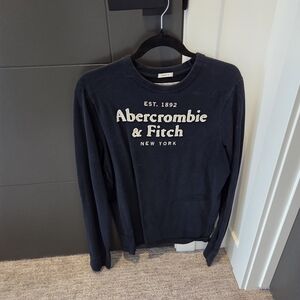 Abercrombie & Fitch Dark Blue Crewneck